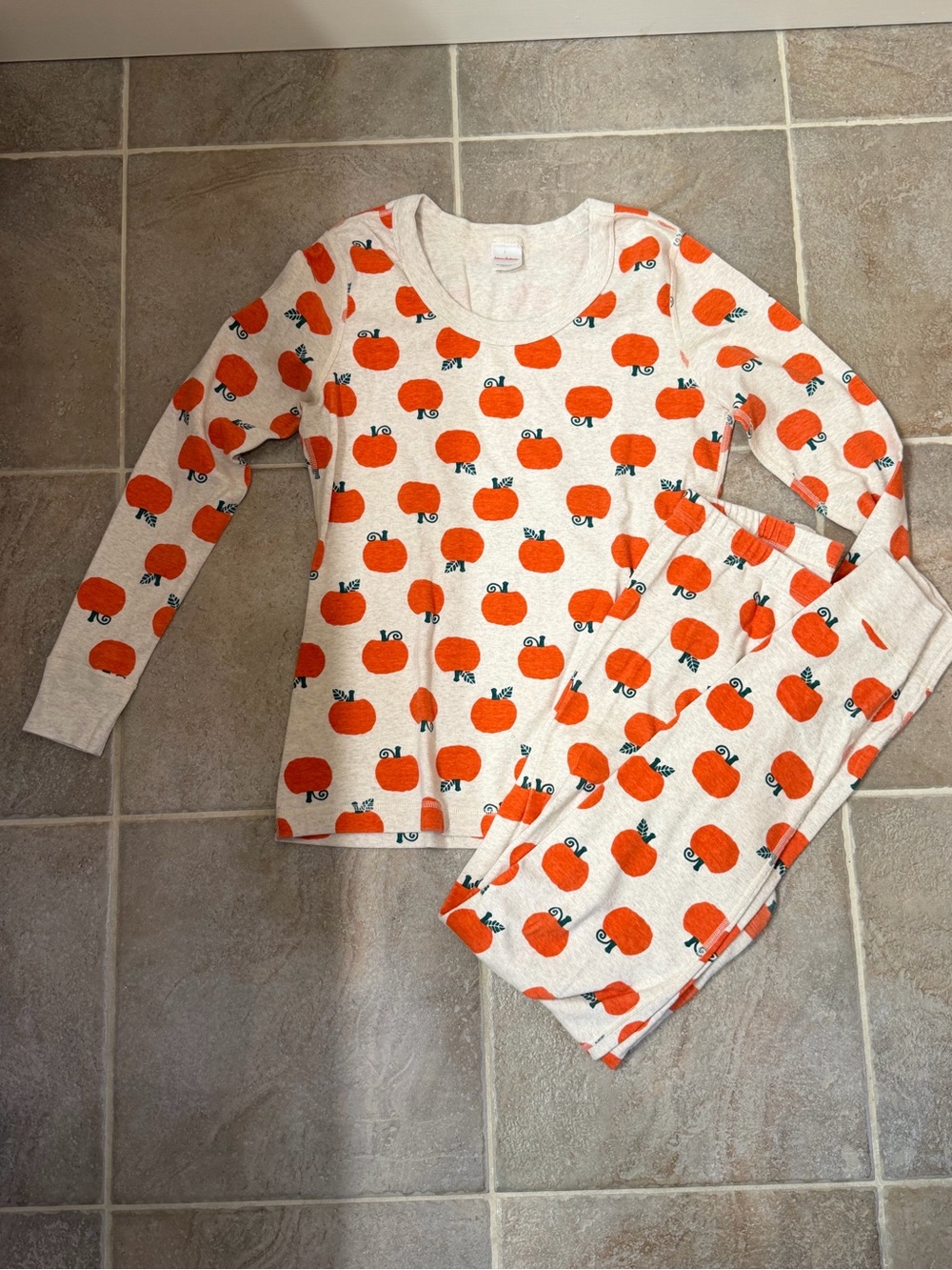 Hanna Andersson Pumpkin Long John PJs - Matching Kids set available
